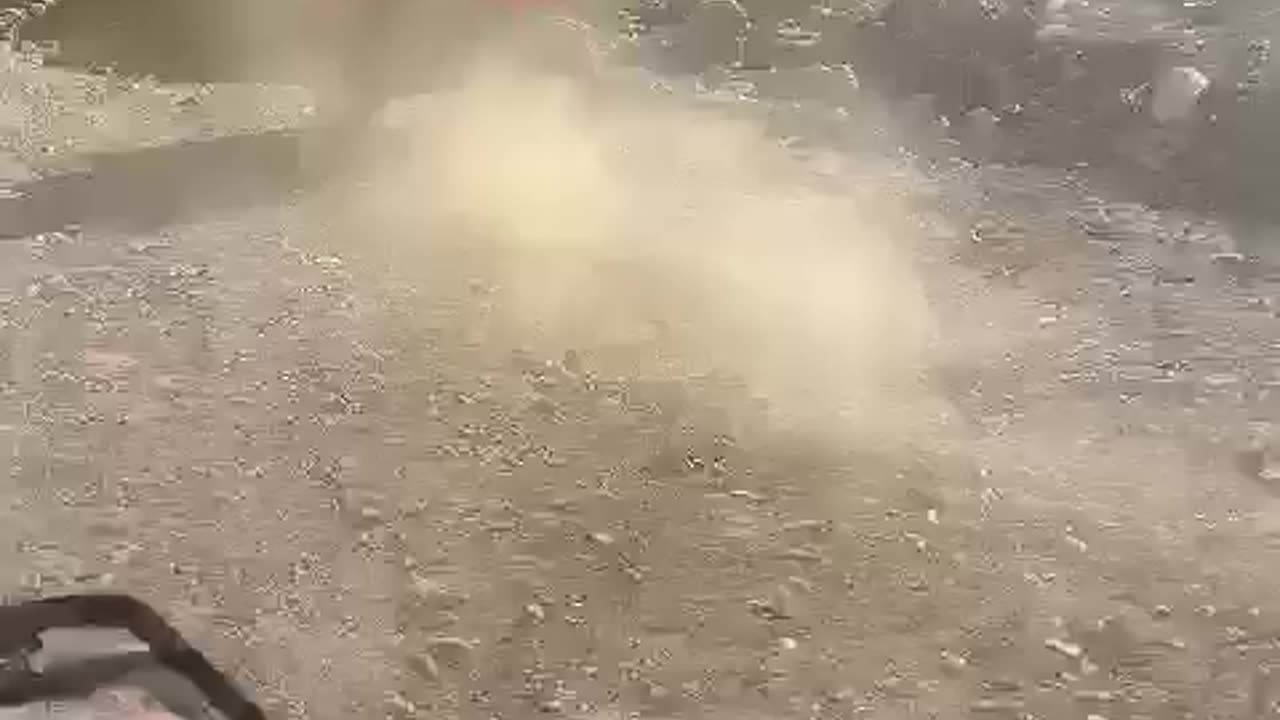 Attempt To Splash Cousins Leaves Four Wheeler Wet