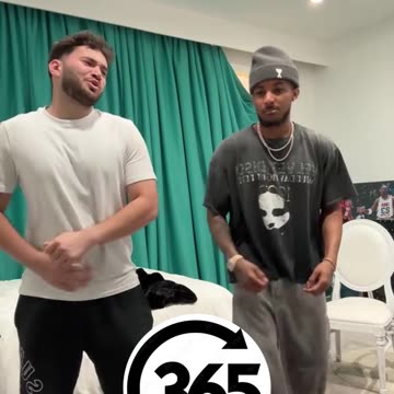 Adin Ross and Ddg vibing to the motion off blame the chart album