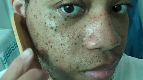 Combing beard