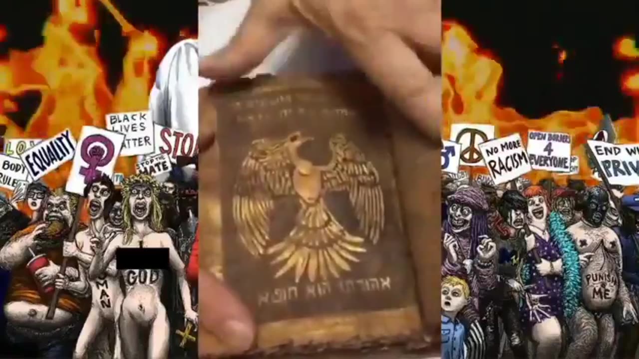 Satanic Books Scrolls