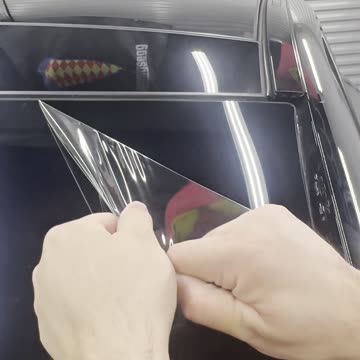 Windshield Film Removal