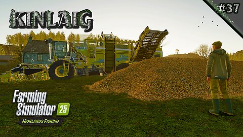 MAUS-SIVE Harvest! 🐁 A Mouse DEVOURS 500,000L Carrot Pile! 🥕 | Kinlaig Ep. 37 | Farming Simulator 25