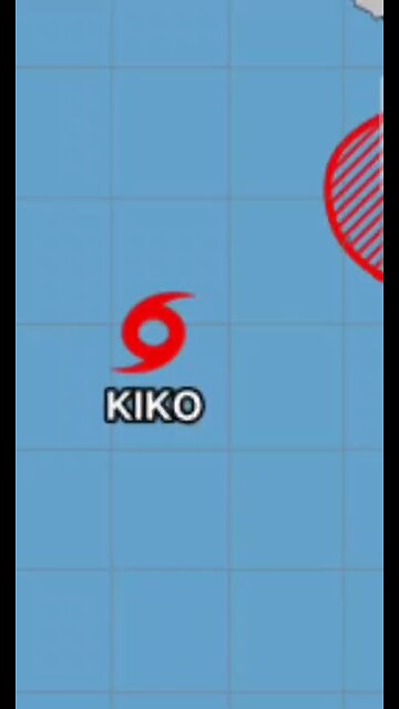 TROPICAL STROM KIKO HEADED TOWARDS HAWAII!