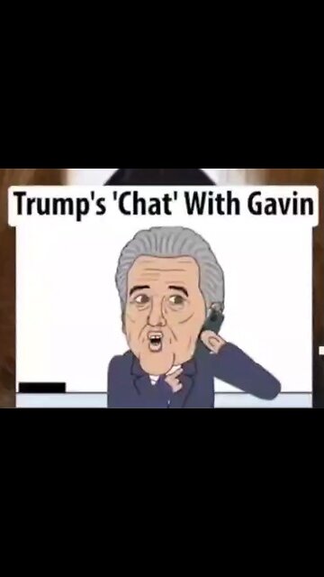 Captioned - Gavin Newsom had a chat with Trump