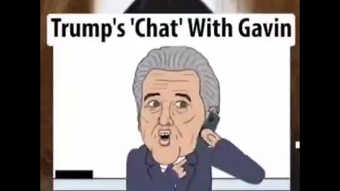 Captioned - Gavin Newsom had a chat with Trump