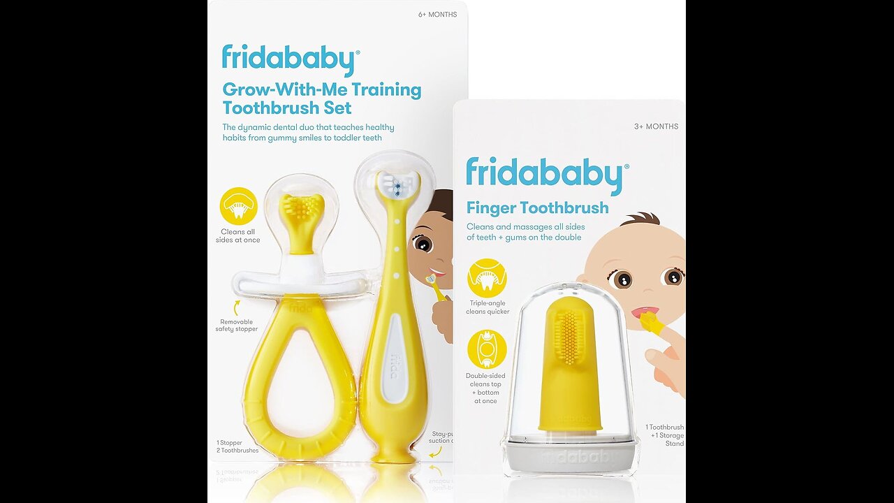 FridaBaby SmileFrida Finger Toothbrush Set
