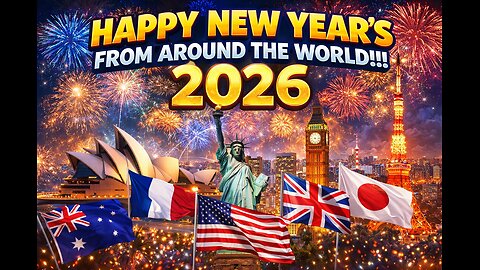 HAPPY NEW YEARS FROM AROUND THE WORLD !!!