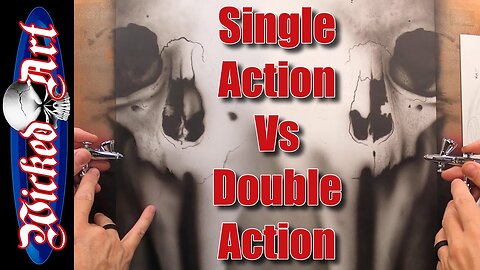 Single Action Airbrush Vs. Double Action Airbrush