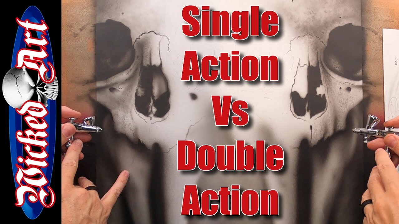 Single Action Airbrush Vs. Double Action Airbrush