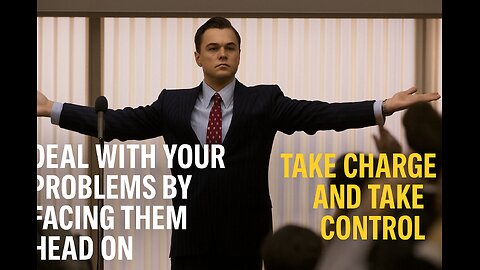 Deal With Your Problems By Facing Them Head On | Take Charge And Take Control #DailyMotivation