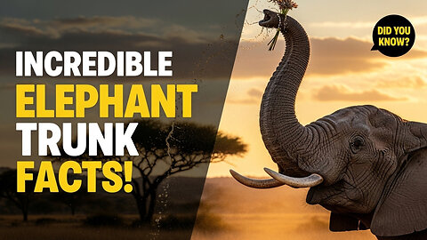 Did You Know? Elephants Have Incredible Trunks!