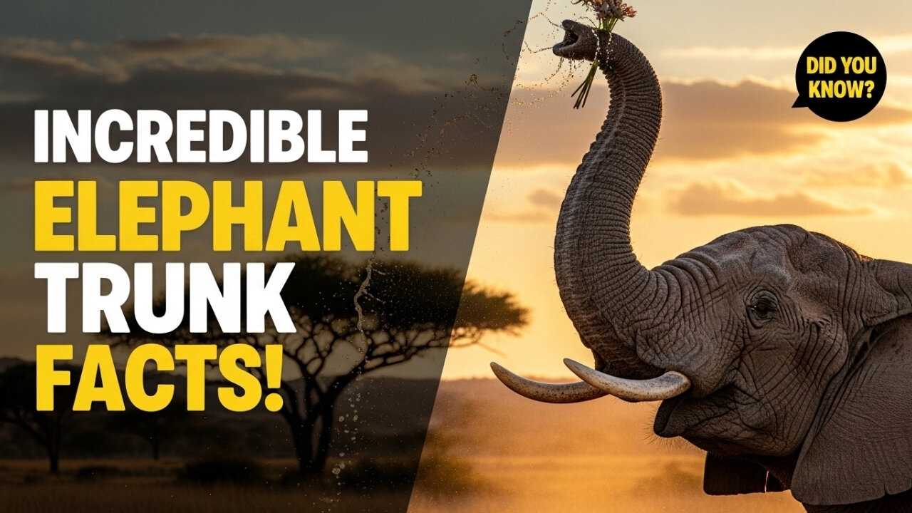 Did You Know? Elephants Have Incredible Trunks!