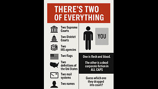 🜏 THE TWO-HEADED BEAST — The Duplicate System, Legal Fictions, and the Fraud of the IRS