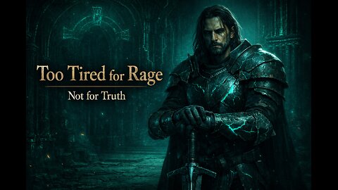 Too Tired for Rage — Not for Truth.
