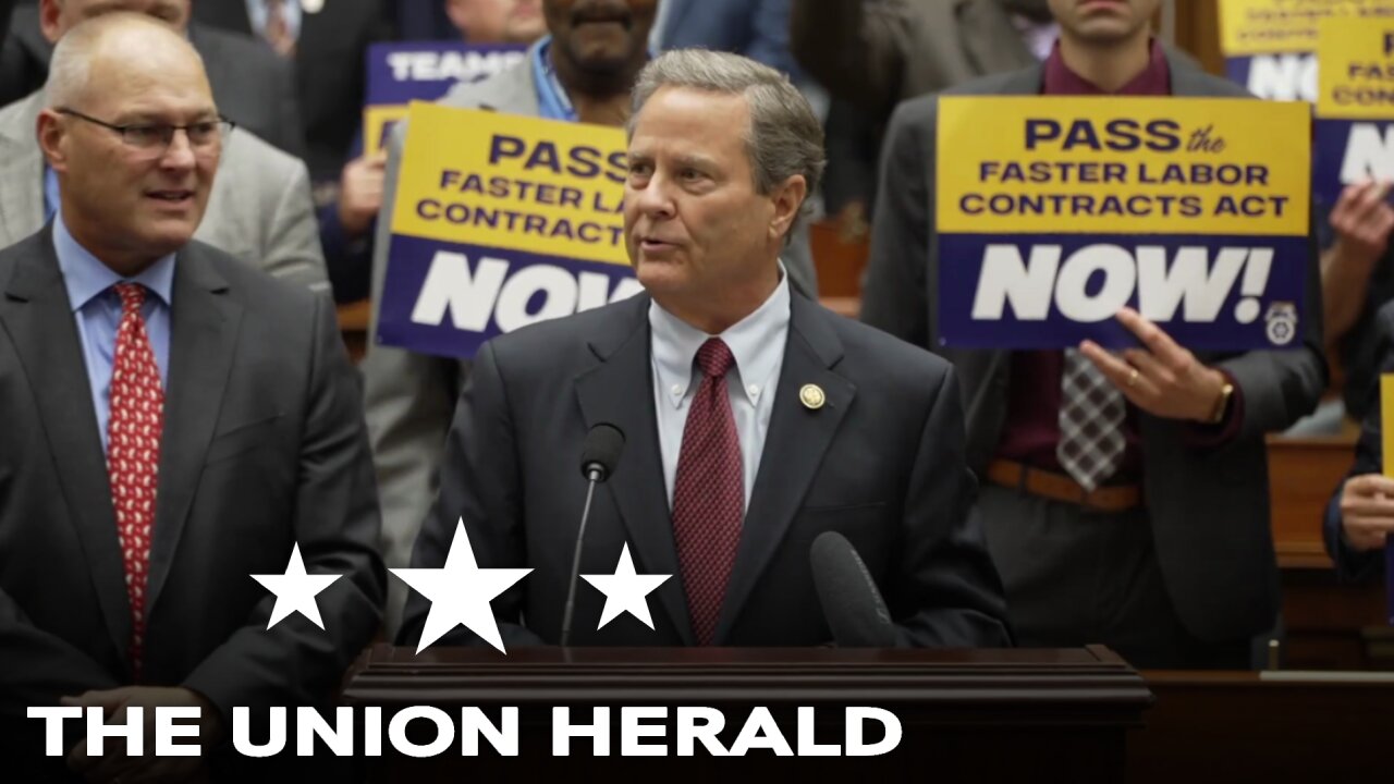 House Members Hold a Press Conference on the Faster Labor Contracts Bill