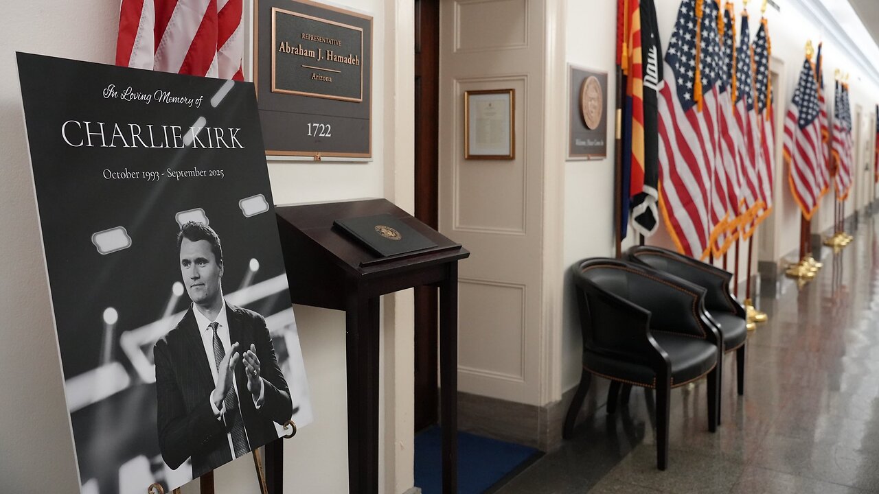 Trump updates the Press, Charlie Kirk shot and killed at Utah event; manhunt for shooter ongoing