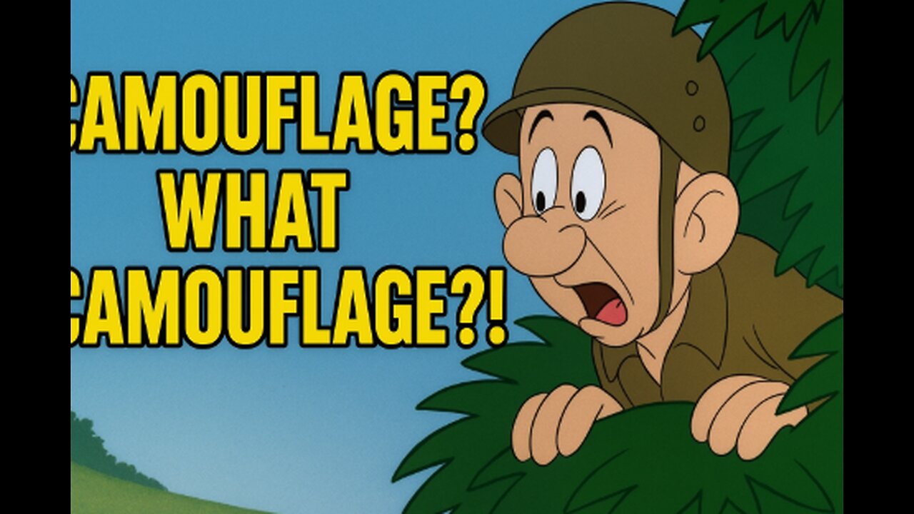 Private Snafu: Camouflage (1944) | Public Domain WWII Cartoon