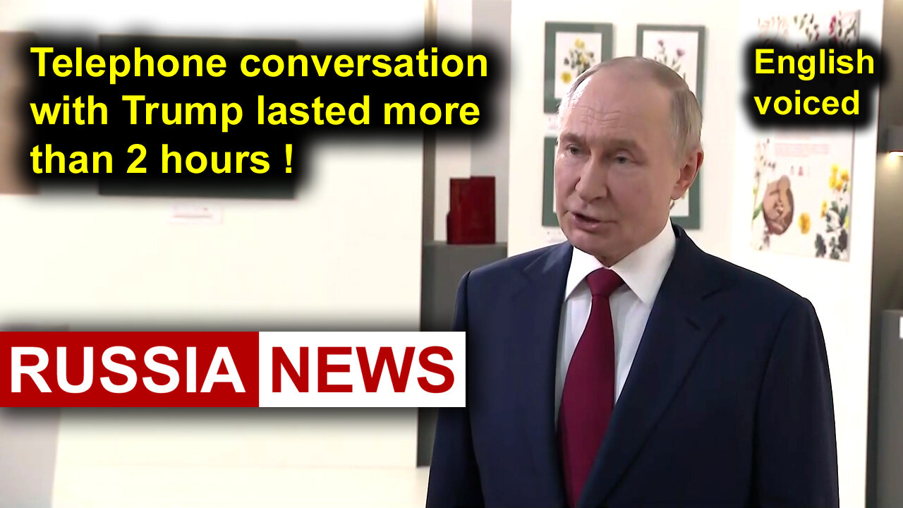 Telephone conversation with Trump lasted more than 2 hours! Putin, Russia