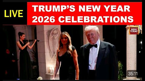US President Donald Trump Joins New Year's Eve Celebrations | New Year celebrations | 2026 | Trump