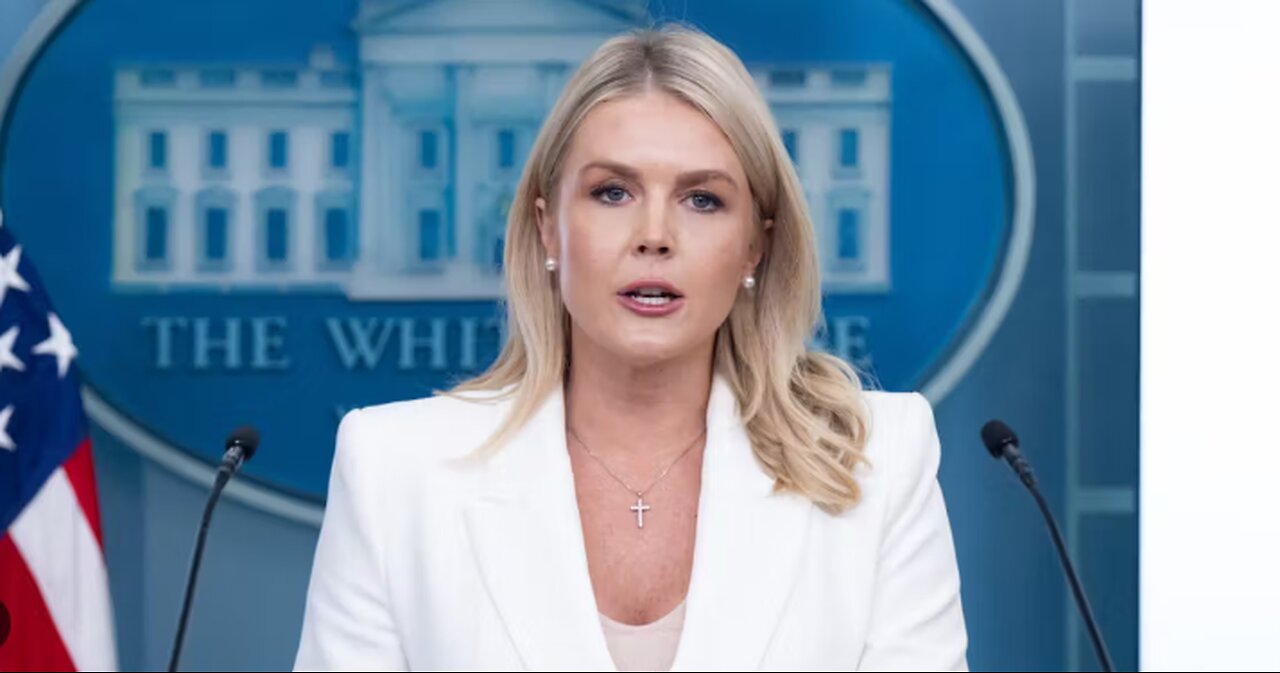 Leavitt Rips CNN Reporter at Press Briefing