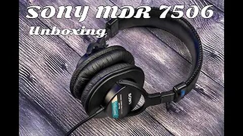 Sony MDR-7506 Unboxing + Sound Card Installation