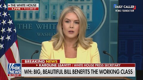 Press Secretary Karoline Leavitt Blasts Democrats, Defends Trump’s Medicaid Stance