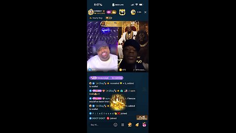 DREBABY GOES AT IT WITH COMMENT GIRL.. FINESSE GETS CLIPPED BIGO LIVE