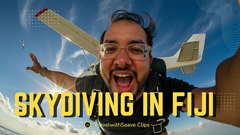 SkyDiving ADVENTURE at 14000 ft in Fiji | Ft. @TripshipgoTraveller | TravelWithSaave Clips