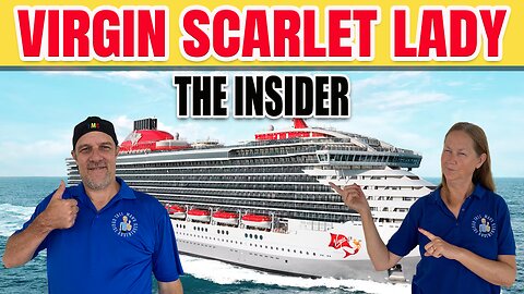 Virgin Scarlet Lady The Insider Cabin 14044M | Tall Man's Cruise Adventures