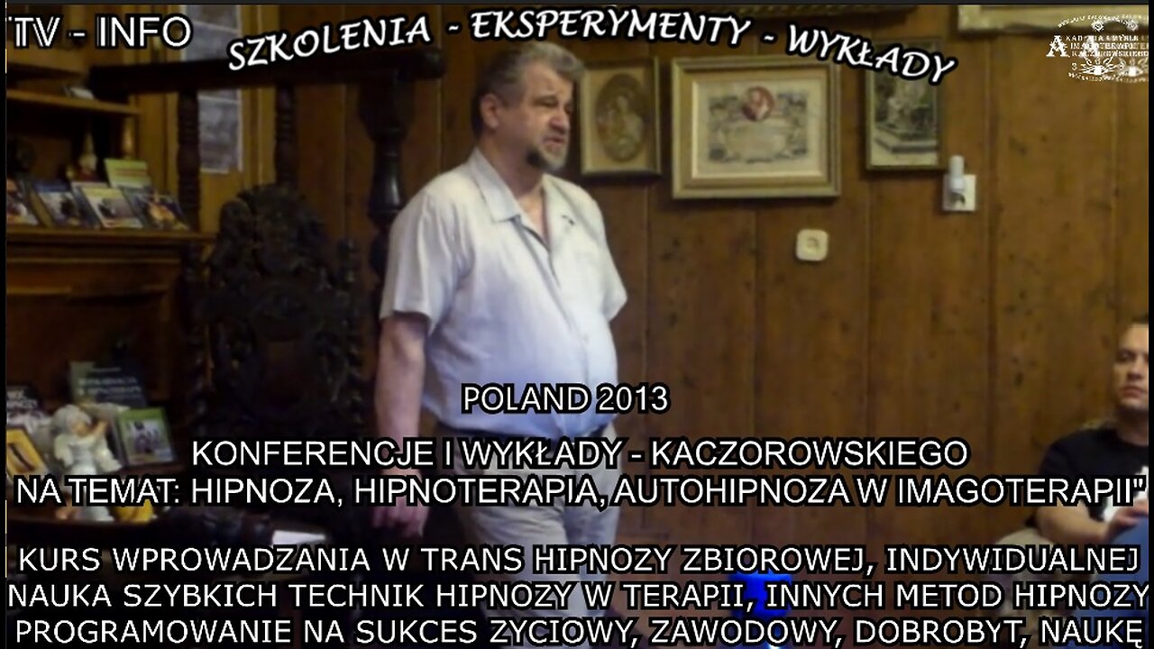 KURS WPROWADZANIA W TRANS HIPNOZY ZBIOROWEJ, INDYWIDUALNEJ. NAUKA SZYBKICH TECHNIK HIPNOZY W TERAPII INNYCH METOD HIPNOZY.