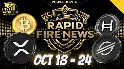 Crypto News Weekly Recap & Rapid Fire Updates (October 18 - 24, 2025)