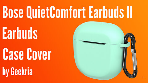 Bose QuietComfort Earbuds II Earbuds Case Cover | Geekria
