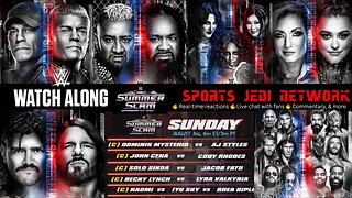 WWE SummerSlam 2-Night Watch Along 2025! | Join the Sports Jedi Network LIVE