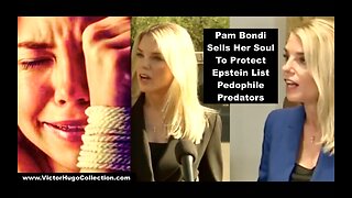 Pam Bondi Sells Her Soul To Protect Epstein List Pedophile Predators Synagogue Of Satan Israel Trump