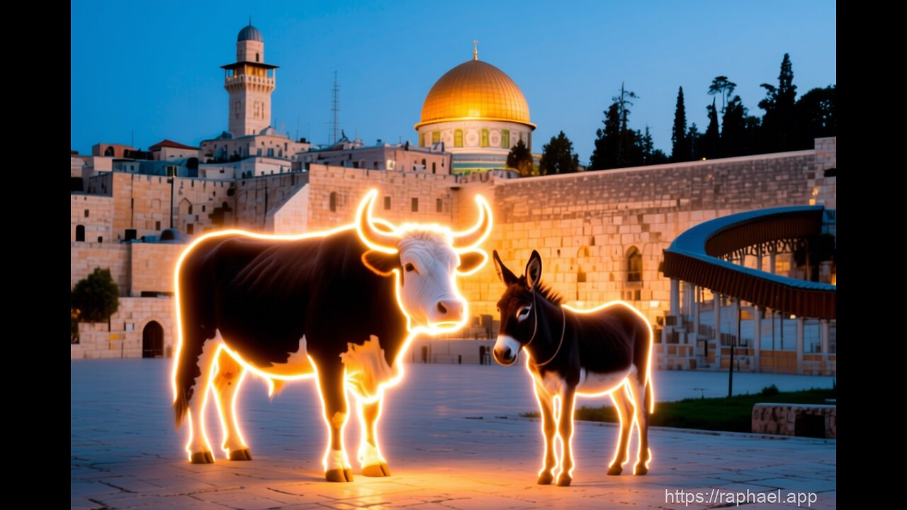 Yaakov has a Ox and Donkey, Moshiach ben Yosef and Moshiach ben David