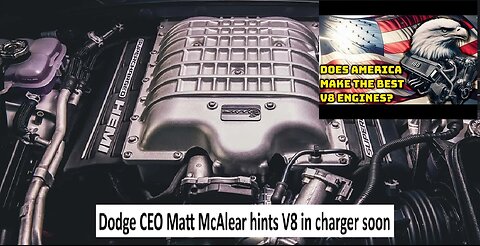 Dodge CEO Matt McAlear hints V8 in charger soon