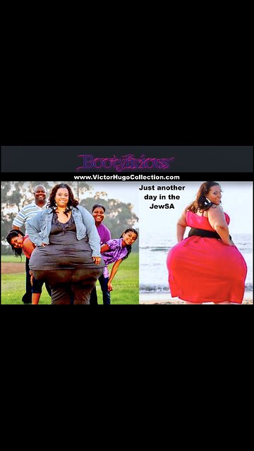 Just Another Day In The JewSA Waffle House Wench Shaking That Bootylicious Booty Before Booty Call