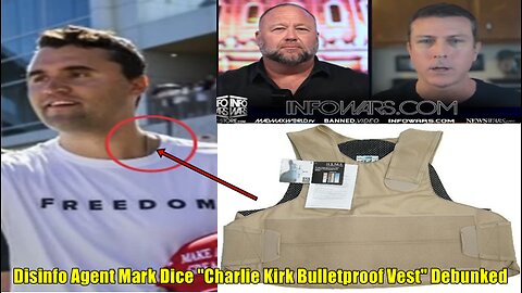 Disinfo Agent Mark Dice "Charlie Kirk Bulletproof Vest" Debunked!