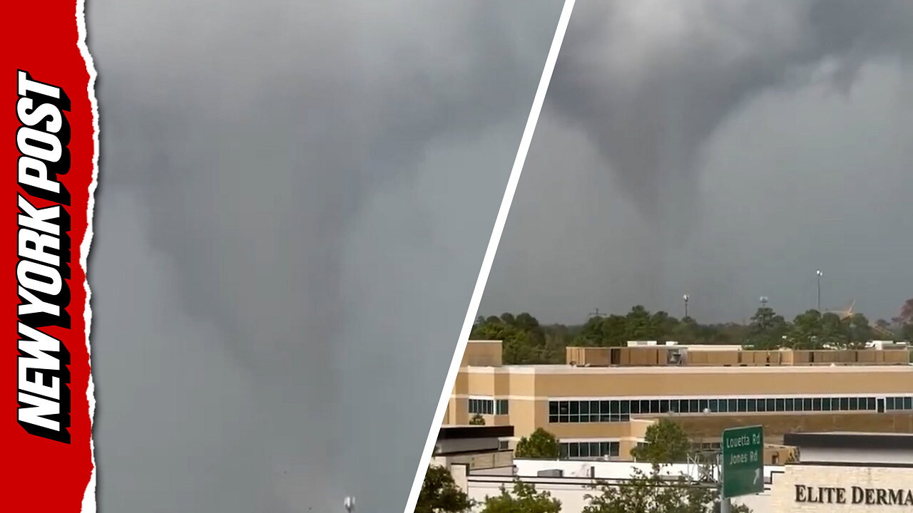 Video captures funnel cloud forming over Texas