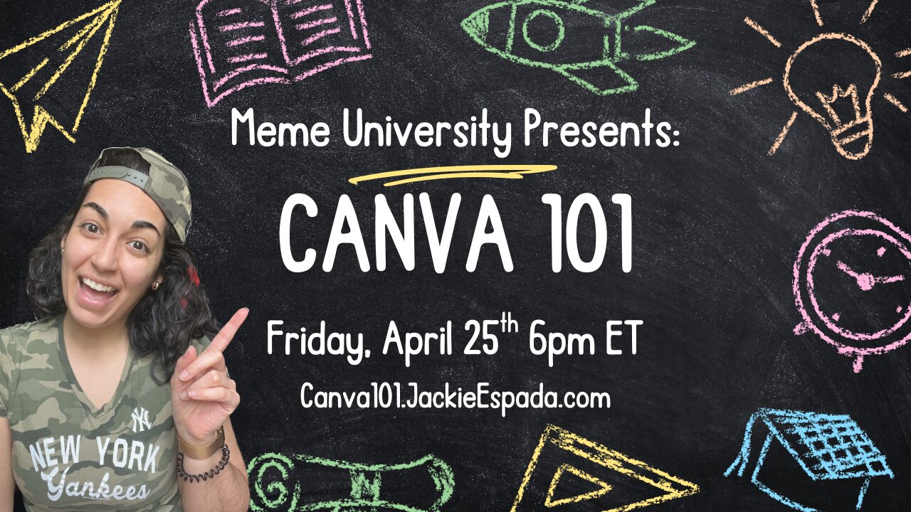 Canva 101: Beginner-Friendly Design Class to Learn Canva Fast (Live Class April 25)