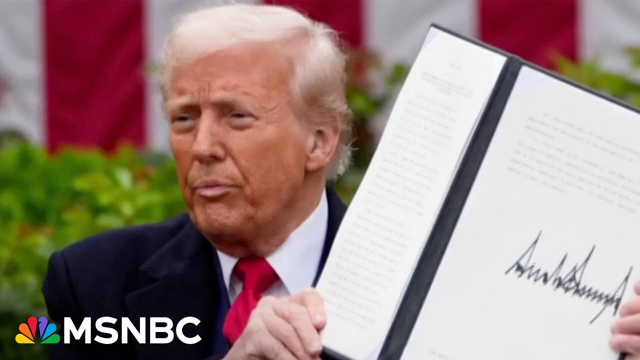 ‘Man-made downturn’: Trump’s tariffs plunge stock market to historic drop