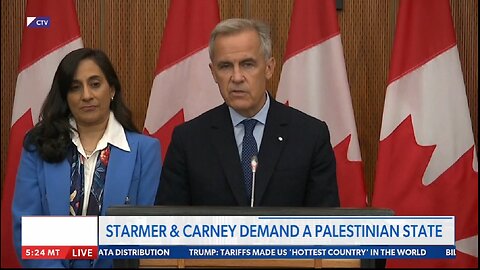 STARMER & CARNEY DEMAND A PALENSTINIAN STATE