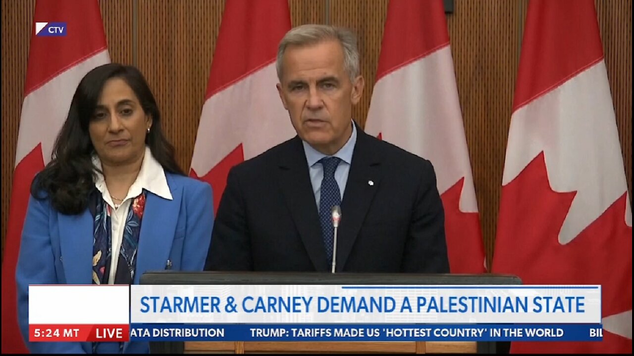 STARMER & CARNEY DEMAND A PALENSTINIAN STATE