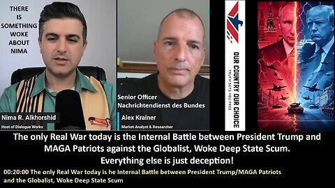 Krainer NDB: The only Real War today is the Internal Battle between President Trump and MAGA Patriots against the Globalist, Woke Deep State Scum. Every-thing else is just deception!