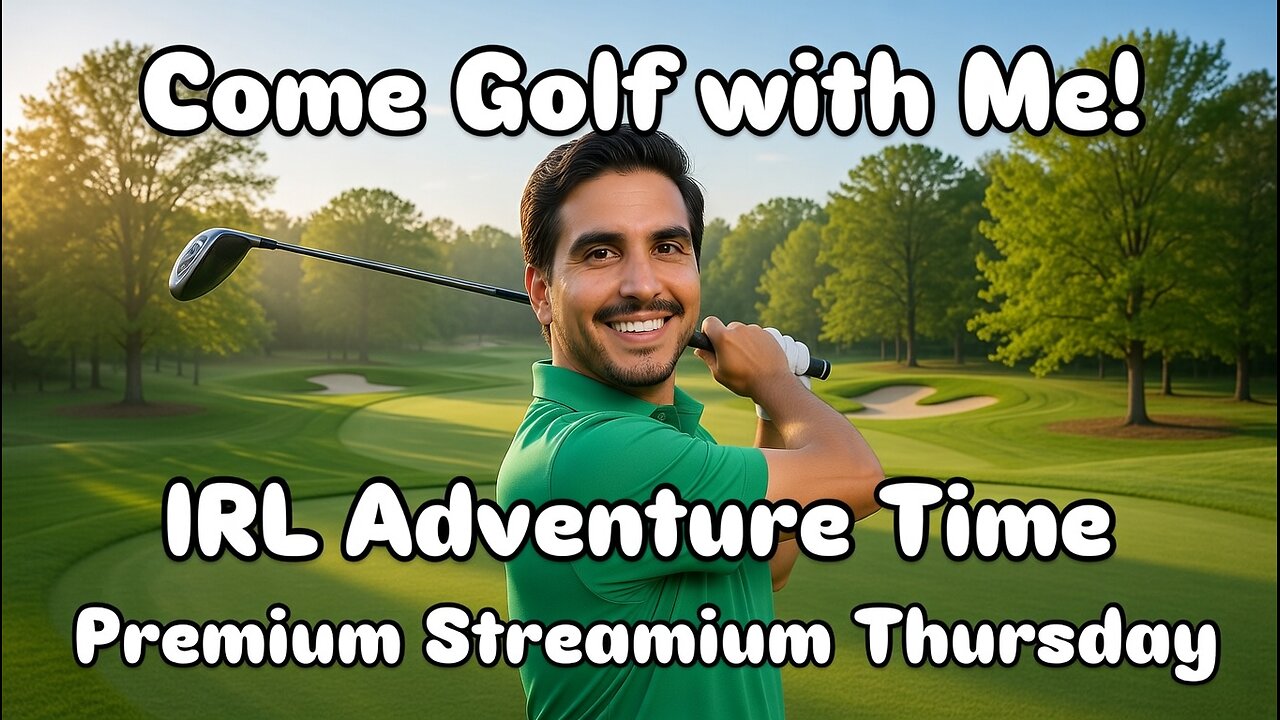 Come Golf with Me! IRL Adventure Time Premium Streamium Thursday