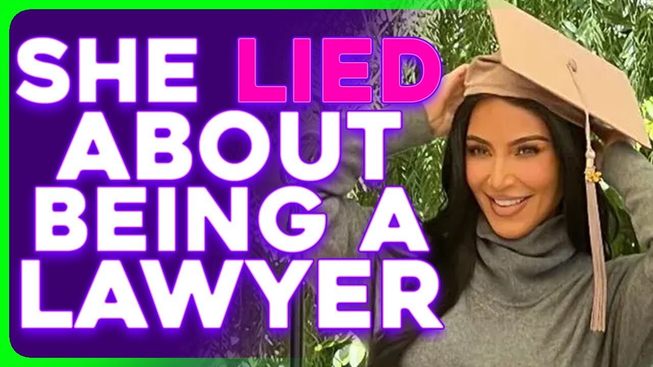 Kim Kardashian Wins Participation Trophy With FAKE Law School Graduation