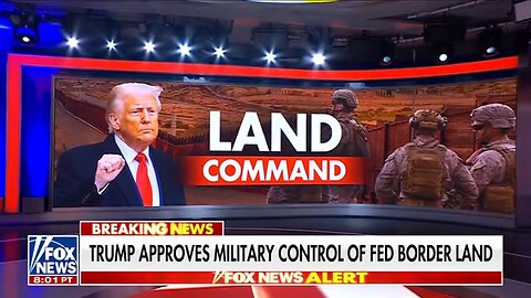 NEW: Trump orders military to seize portions of border