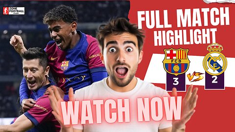 Barça’s Last-Minute Glory! 🔵🔴 | FC Barcelona 3-2 Real Madrid | El Clásico Madness! ⚽🔥