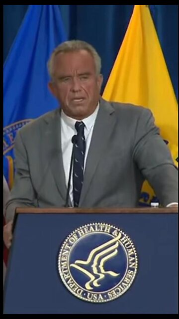 HHS Secretary RFK Jr., "Sugar Is Poison"