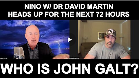 NINO W/ Dr. David Martin- DOCUMENTS OF PLANNED BIO ATTACK SET 4 JULY 4TH WHO IS John Galt?